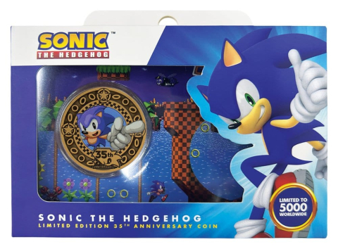 Sonic the Hedgehog Collectable Coin 35th Anniversary Limited Edition [2]