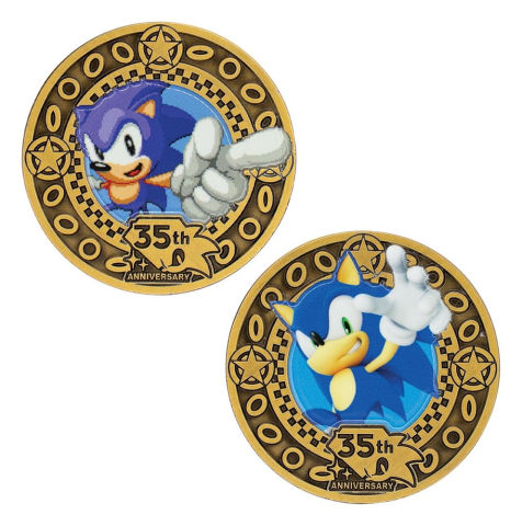 PRECOMENZI - Sonic the Hedgehog Collectable Coin 35th Anniversary Limited Edition