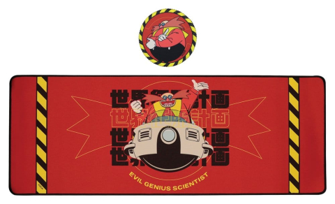 PRECOMENZI - Sonic - The Hedgehog Desk Pad & Coaster Set Dr. Eggman