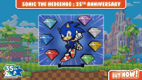 Casa si Cadouri - Sonic The Hedgehog FiGGYZ Magnet Collectible Modern Sonic 35th Anniversary 9 cm