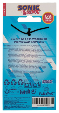 Sonic - The Hedgehog Keychain Keyring Limited Edition [2]