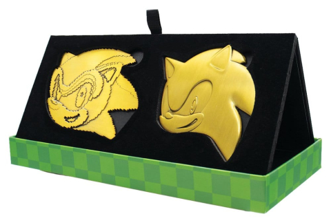 Sonic the Hedgehog Medallion Set 35th Anniversary Then & Now Limited Edition [8]