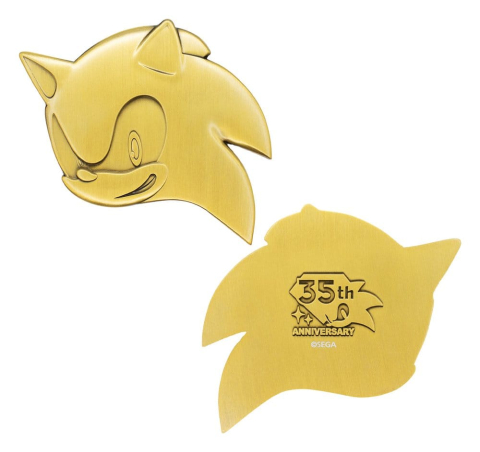 Sonic the Hedgehog Medallion Set 35th Anniversary Then & Now Limited Edition [0]