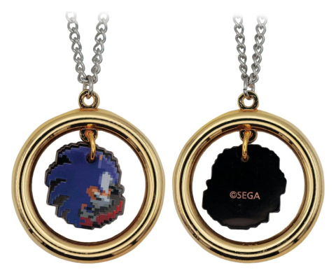 Sonic - The Hedgehog Necklace with Pendant Ring [1]