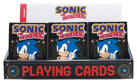 Sonic the Hedgehog Playing Cards Display (12 Packs) [6]
