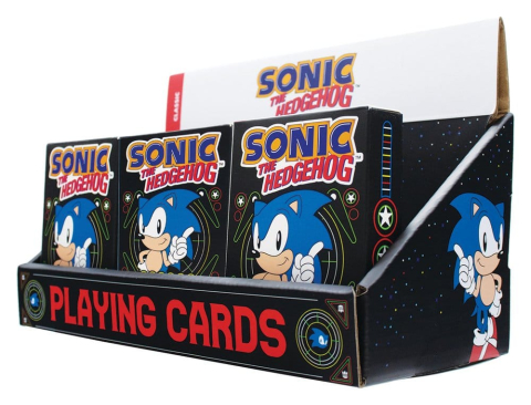 PRECOMENZI - Sonic the Hedgehog Playing Cards Display (12 Packs)