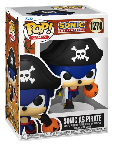 PRECOMENZI - Sonic the Hedgehog POP! Games Vinyl Figure Pirate Sonic 9 cm