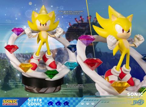 PRECOMENZI - Sonic The Hedgehog Sonic Frontiers Resin Statue Super Sonic 45 cm