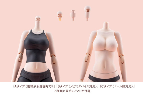 Sousai Shojo Teien Accessory set for action figures Dress Up Body Color C Ver. L [3]