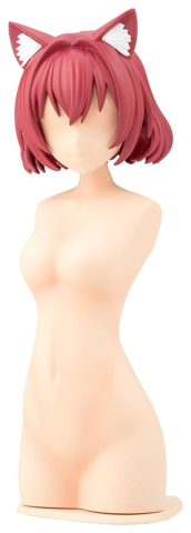 Sousai Shojo Teien Model Kit Accessory Set Arranged Wigs Animal Ears Bob Cat 9 cm [2]