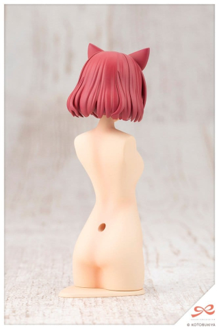 Sousai Shojo Teien Model Kit Accessory Set Arranged Wigs Animal Ears Bob Cat 9 cm [1]