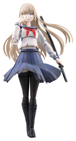 PRECOMENZI - Sousai Shojo Teien Plastic Model 1/10 Kuon Yakushiji Maria Kagaribi Damage Ver. School Girl Emulation 16 cm