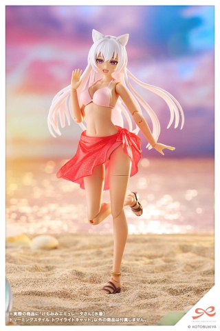 PRECOMENZI - Sousaishojoteien Plastic Model 1/10 Animal Ears Emulator Swim Style Dreaming Style Twilight Cat 17 cm