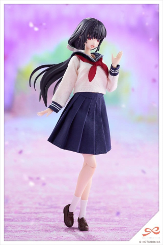 PRECOMENZI - Sousaishojoteien Plastic Model 1/10 Kiru Pla Kuon Yakushiji Touou High School Uniform 16 cm