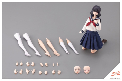Sousaishojoteien Plastic Model 1/10 Kiru Pla Kuon Yakushiji Touou High School Uniform 16 cm [4]