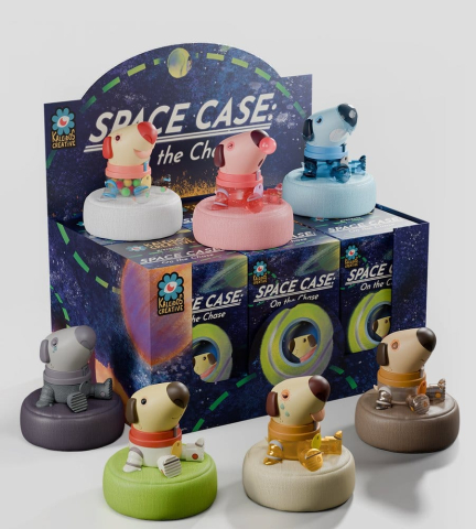 Space Case Mini Figures S1 6 cm Blind Box Display (6) [8]