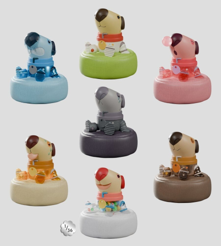 Space Case Mini Figures S1 6 cm Blind Box Display (6) [10]