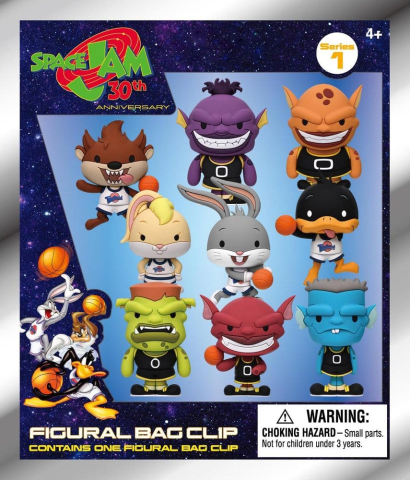 Space Jam 30th Anniversary 3D PVC Bag Clips Series 1 Blind Bag Display (24) [1]
