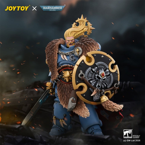 Space Marine Action Figure Space Wolves Wolf Guard Battle Leader 12 cm [4]