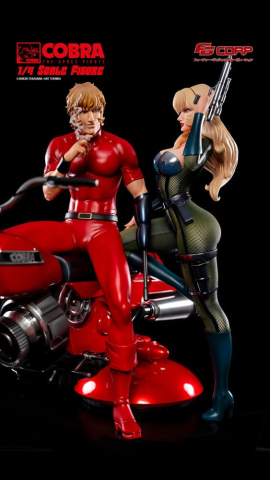 Space Pirate Cobra Statue 1/4 Cobra & Jane Royal (Spacesuit Ver.) 47 cm [10]