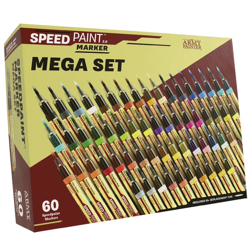 The Army Painter - Speedpaint Marker Mega Set - 60 Markere