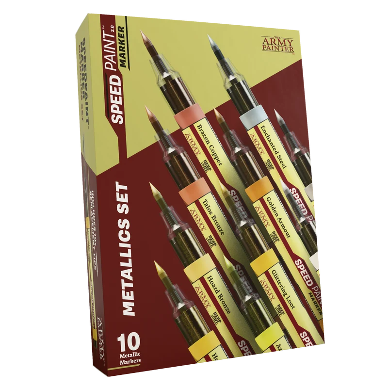 Board Games - Speedpaint Marker Metallics Set - 10 Markere Metalice