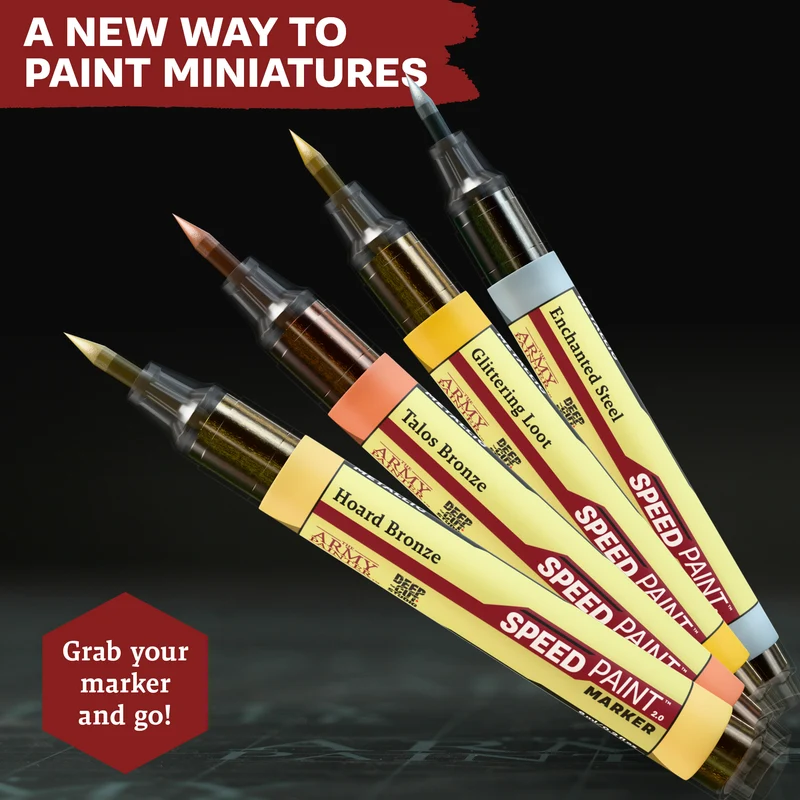 Speedpaint Marker Metallics Set - 10 Markere Metalice [1]