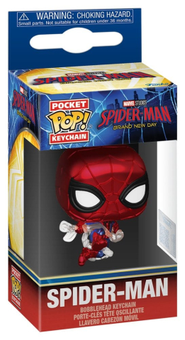 Fashion & Accessories - Spider-Man: Brand New Day Pocket POP! Vinyl Keychains 4 cm Spider-Man (Metallic) Display (12)
