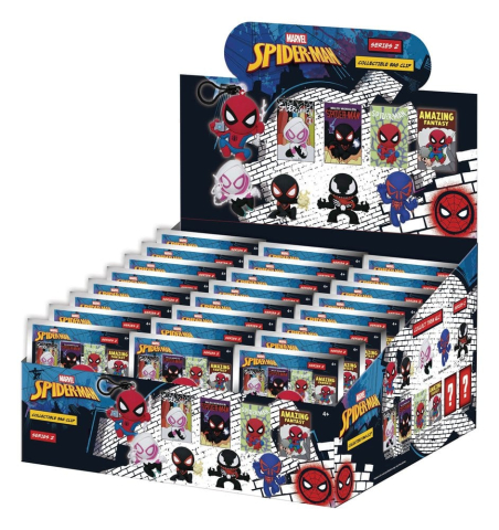 Spider-Man Classic 3D PVC Bag Clips Series 2 Display (24) [2]