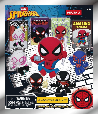 Spider-Man Classic 3D PVC Bag Clips Series 2 Display (24) [1]