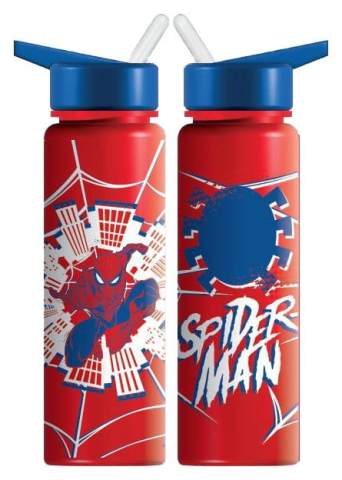 PRECOMENZI - Spider-Man Drink Bottle Red, White and Blue