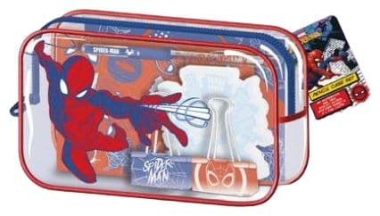 PRECOMENZI - Spider-Man Pouch Stationery Set Red, White and Blue Display (6)