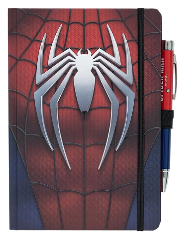 PRECOMENZI - Spider-Man Premium A5 Notebook with Projector Pen