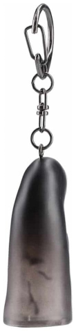 Fashion & Accessories - Spirited Away 3D Keychain No Face with gold dust