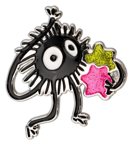 PRECOMENZI - Spirited Away Metal Brooch Susuwatari