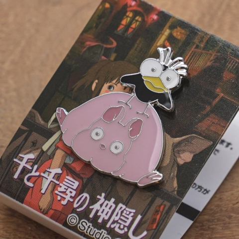 PRECOMENZI - Spirited Away Pin Fly Bird and Boh Mouse