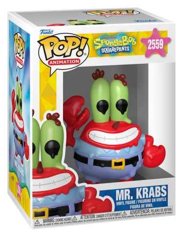 PRECOMENZI - SpongeBob POP! Animation Vinyl Figure Mr. Krabs 9 cm