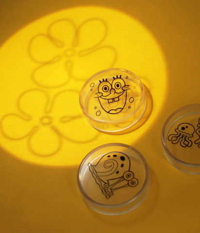 Spongebob Projection Flashlight with 4 Motifs [4]