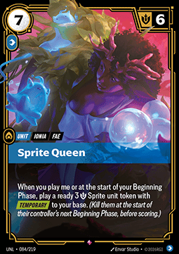 Singles Trading Card Games - Sprite Queen Unleashed - Singles 084