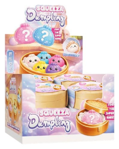 PRECOMENZI - Squeez'a Dumpling Squishy Blind Box Display (8)