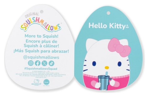 Squishmallows Hello Kitty and Friends Plush Hello Kitty Cup 30 cm [9]