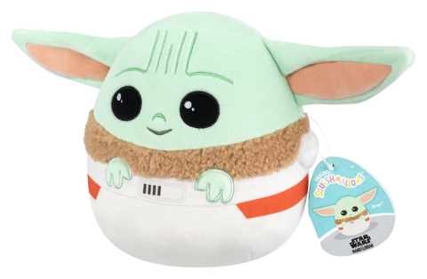 PRECOMENZI - Squishmallows Star Wars Plush Grogu in Carrier 20 cm