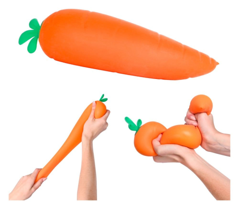 PRECOMENZI - Squishy Stretch figure Carrot 28 cm Display (6)