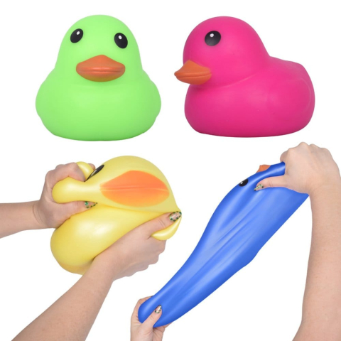 PRECOMENZI - Squishy Stretch figures Duck 4-pack Assortment 15 cm Display (4)