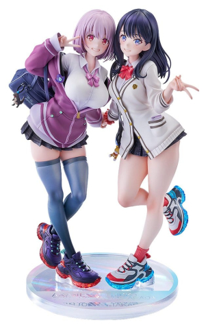 PRECOMENZI - SSSS.GridmanPVC Statues 1/7 2-Pack Rikka Takarada & Akane Shinjo feat. toridamono 22 cm