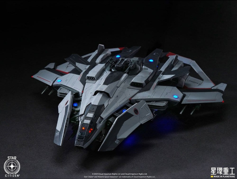 Star Citizen Pre-assembled Plastic Model Kit 1/100 Anvil F8C Lightning Pre-Assembled Finished Model Ver. 25 cm [1]