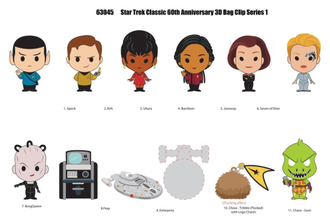 Star Trek 3D Foam Bag Clips Serie 1 Display (24) [2]