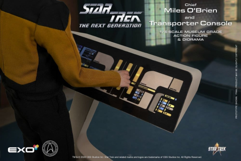 Star Trek: The Next Generation Action Figure 1/6 Chief Miles O'Brien with Transporter Console 30 cm [5]