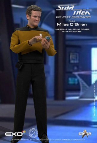 Star Trek: The Next Generation Action Figure 1/6 Chief Miles O'Brien with Transporter Console 30 cm [10]
