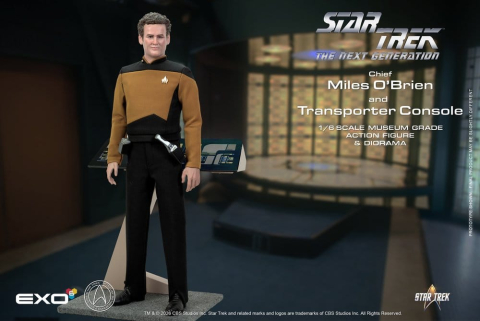 Star Trek: The Next Generation Action Figure 1/6 Chief Miles O'Brien with Transporter Console 30 cm [8]